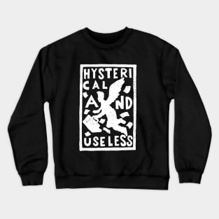 Hysterical and Useless - Let Down - Illustrated Lyrics - Inverted Crewneck Sweatshirt